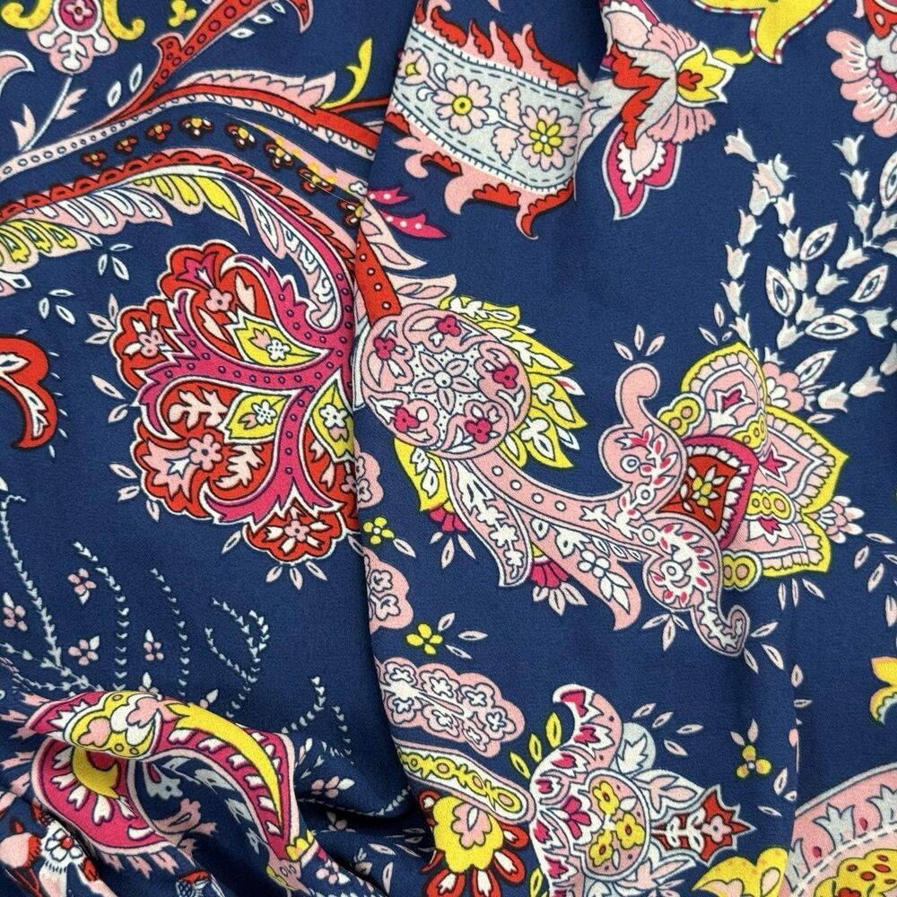 Bisou NEW Michelle Bohbot Paisley Maxi Dress Women 16 Off the Shoulders $86 - Picture 6 of 16